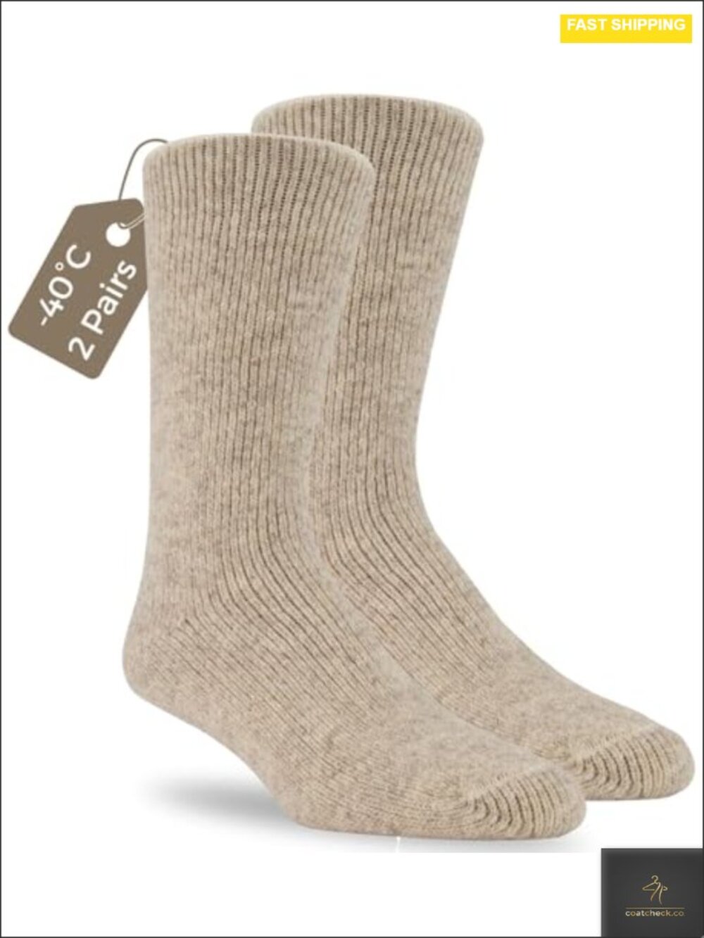 Thermal Wool Winter Socks for Hiking, Trekking & Outdoor Cold Weather,